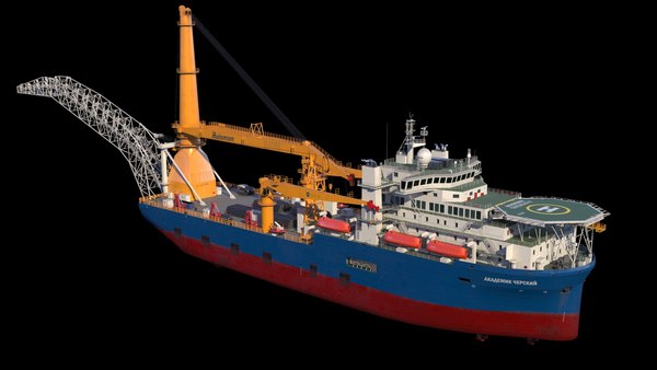 modelo 3d Capa de tubería de cherskiy de Akademik - TurboSquid 1554135