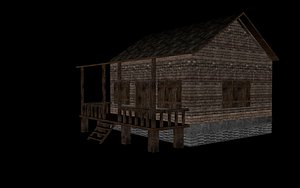 old house 3d fbx