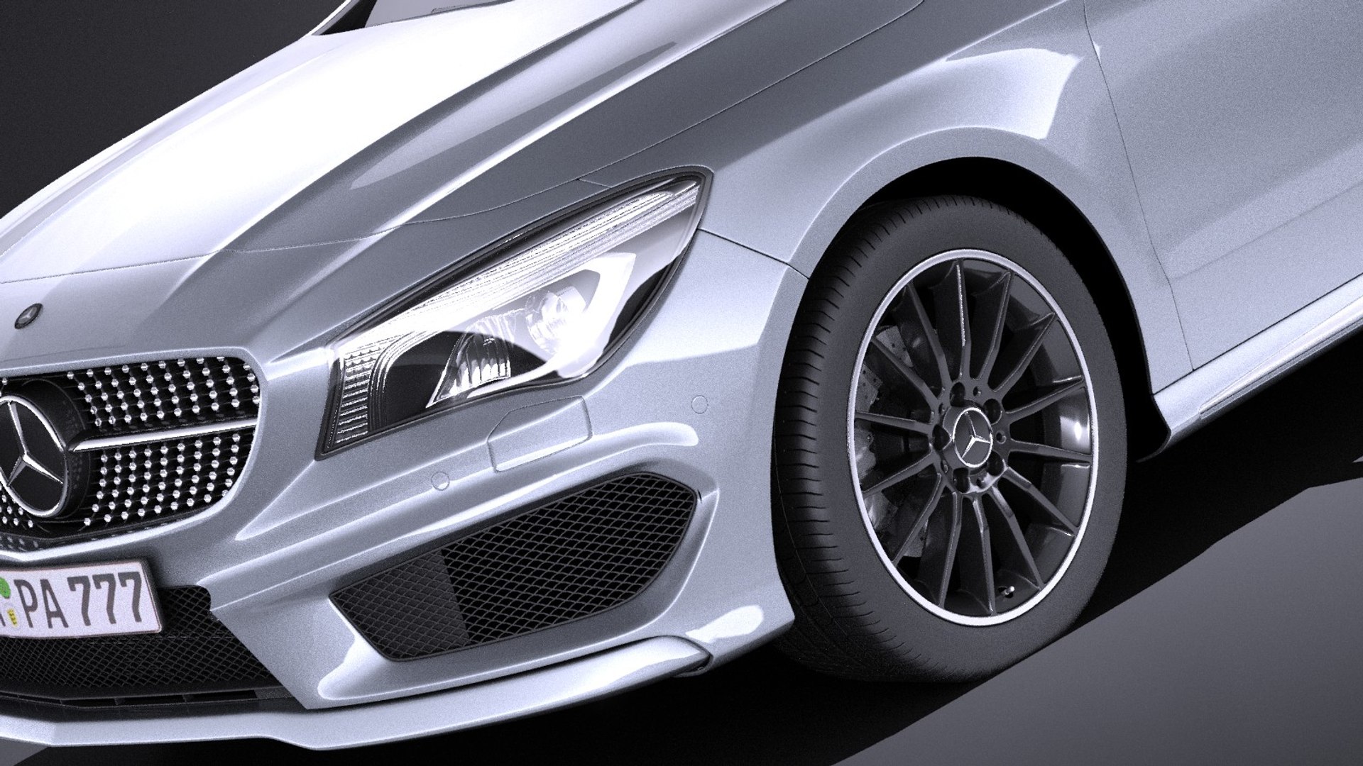 3D Model 2014 Mercedes Mercedes-benz - TurboSquid 1149605