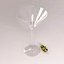 glass martini olives max