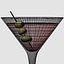 glass martini olives max