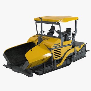 asphalt paver 3D model