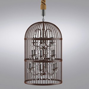 Vintage Birdcage Chandelier X-Large