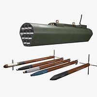 Rocket Launcher FZ231 With Missiles --93--