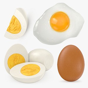 Eggs Collection 3D model