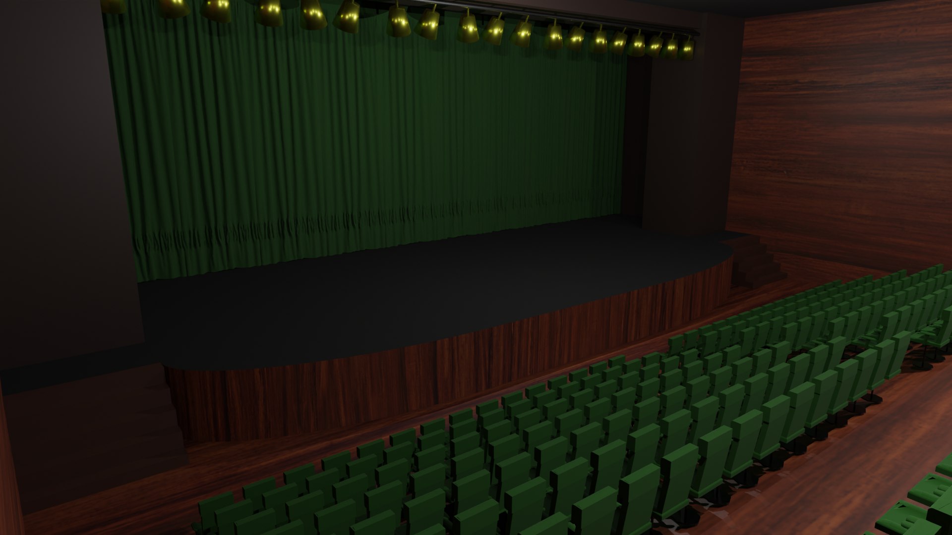 Theater Hall 3D - TurboSquid 2140261
