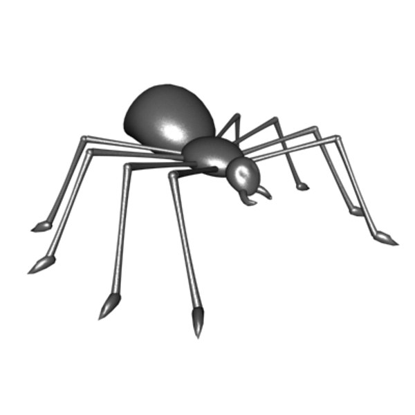 3D 3ds Max spider insect monster