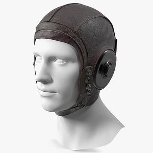 Retro Pilot Cap on Mannequin
