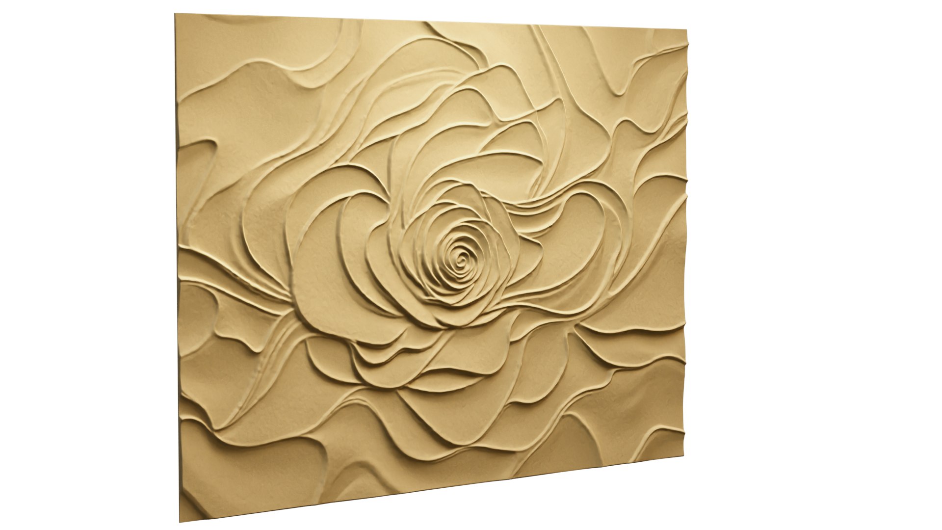 Modern Panel Wall Decor Set Relief Stl Mural CNC 190 3D Model ...