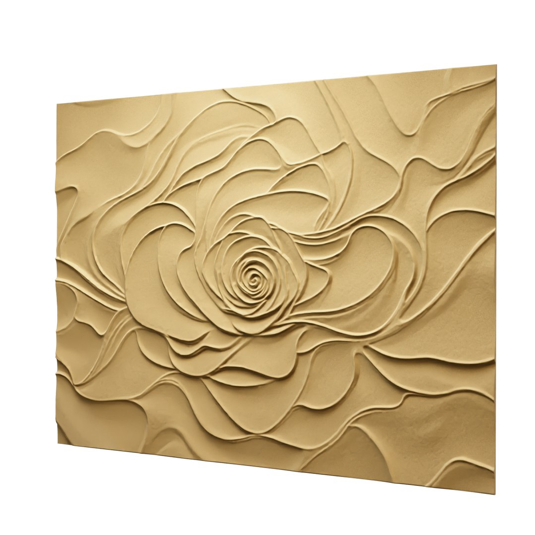 Modern Panel Wall Decor Set Relief Stl Mural CNC 190 3D Model ...