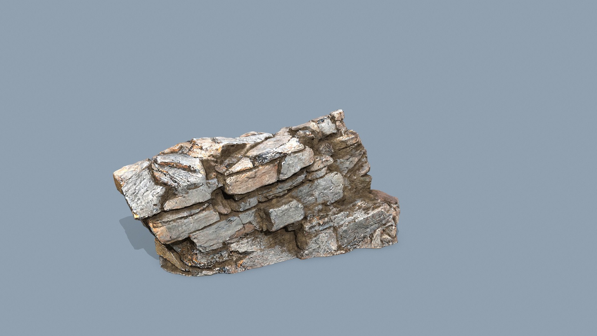 3D Cliff Rocks - TurboSquid 2206888