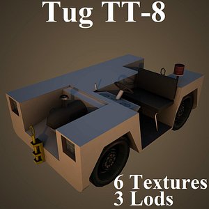 tug eagle aircraft 3D model