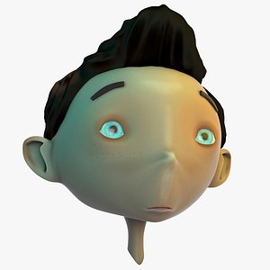 Cartoon boy head