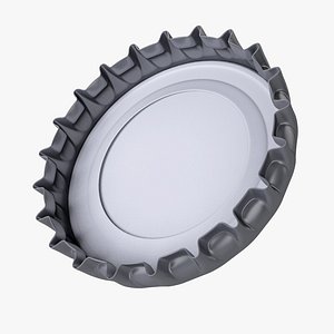 3d coca-cola bottle cap model