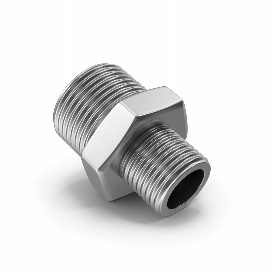 Gas Pipe Adapter 3D TurboSquid 1958581