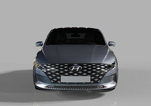 3D Hyundai 2021 Azera Grandeur model