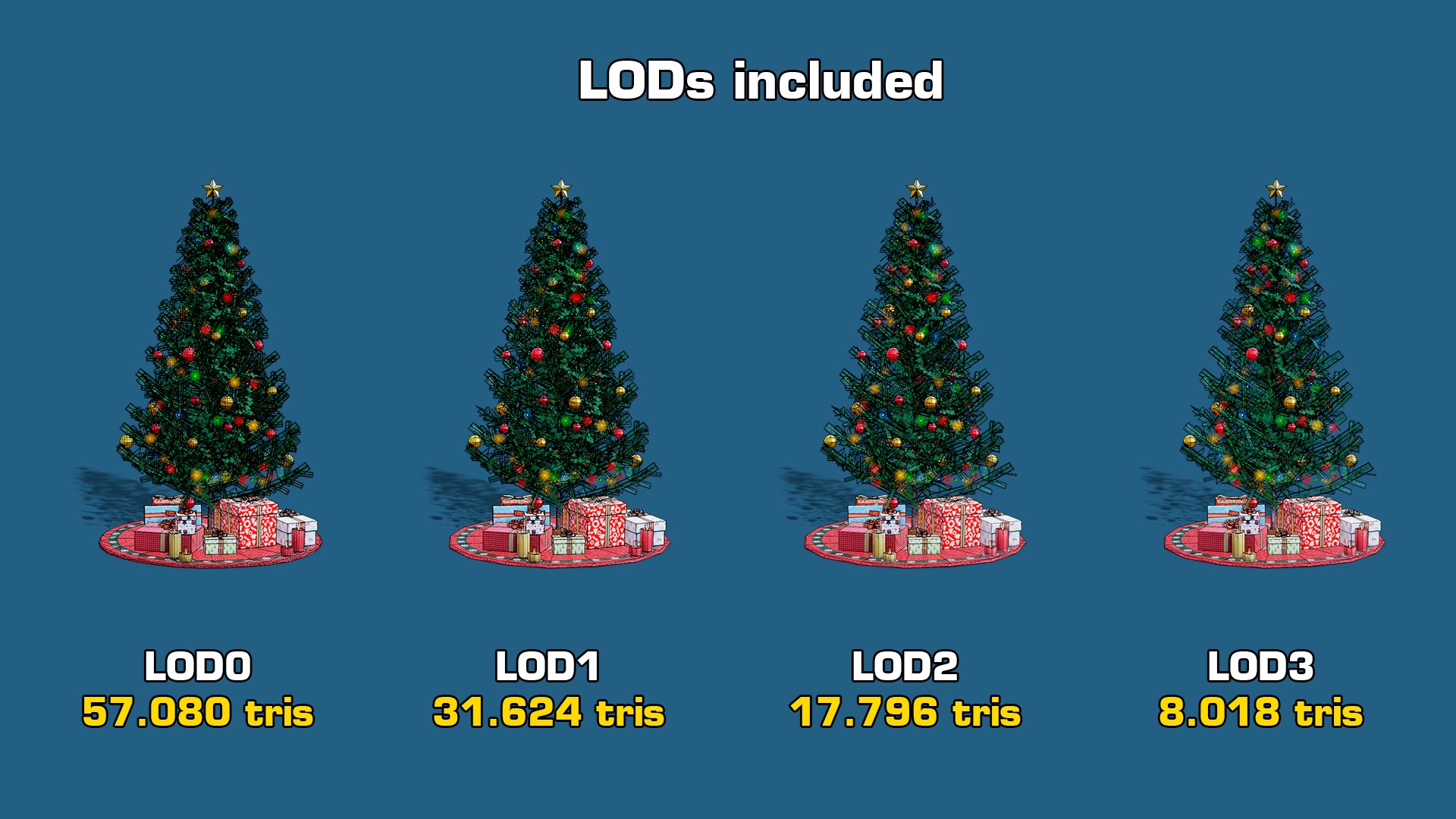 present christmas gameready lods model https://p.turbosquid.com/ts-thumb/Cb/i6aJTs/tl/lods/png/1607169138/1920x1080/fit_q87/34a333988153d8ef28119e2729fb4bb7e994f5e8/lods.jpg