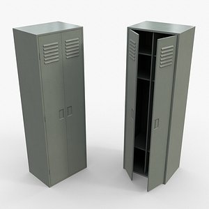 PBR School Gym Locker 09 - Pale Green