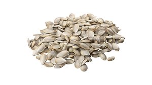 3D Pumpkin seed pile