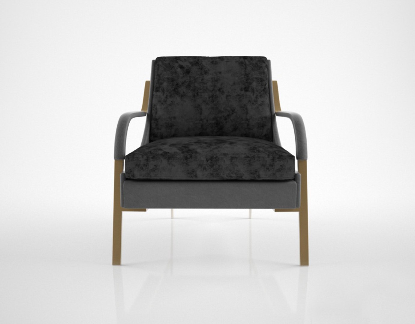 Holly Hunt Harlow Lounge Chair 3d Model