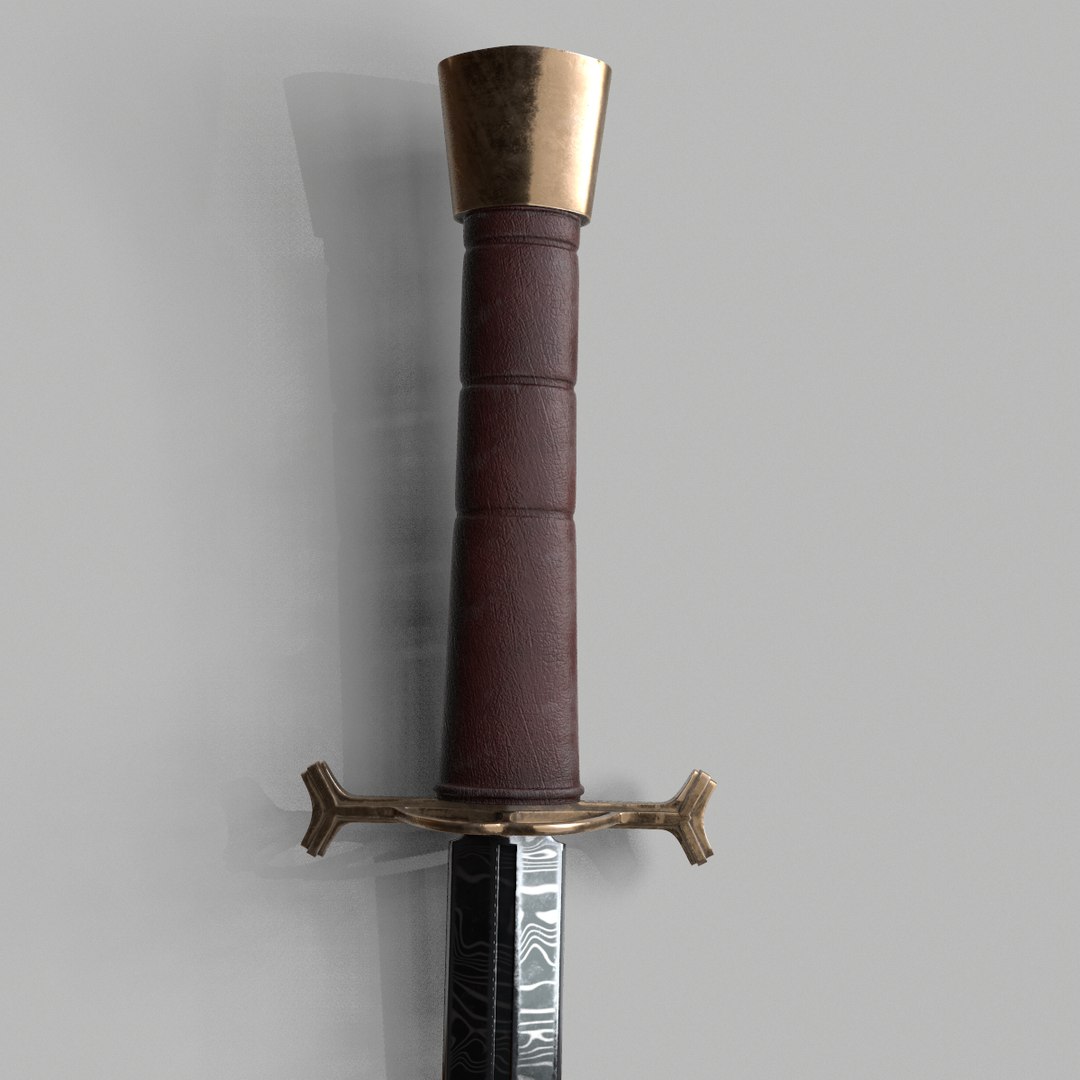 Simple Dagger 3D Model - TurboSquid 1575361