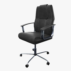 Worn Leather Chair