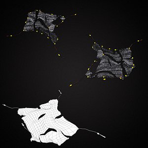 3D model ghost fishing net
