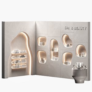 Cosmetics shop beauty salon Modular Niche Shelves in the wall