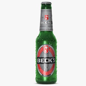 Beck's beer bottle