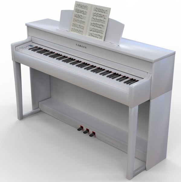 papelería negativo vaso modelo 3d Piano digital Yamaha Clavinova Cpl 535 - TurboSquid 1276787