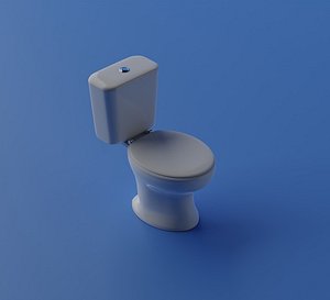 3D toilets model