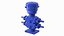 Industrial Hydraulic Pump Unit Blue