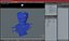 Industrial Hydraulic Pump Unit Blue