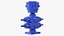 Industrial Hydraulic Pump Unit Blue