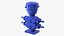 Industrial Hydraulic Pump Unit Blue