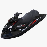 Black Jet Ski Akrojet