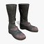 Apocalyptic Grunge Calf Boots