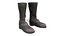 Apocalyptic Grunge Calf Boots