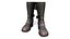 Apocalyptic Grunge Calf Boots