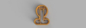 3D COBRA COOKIE CUTTER