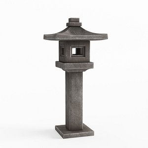 3D Japanese Lantern Toro 02 model