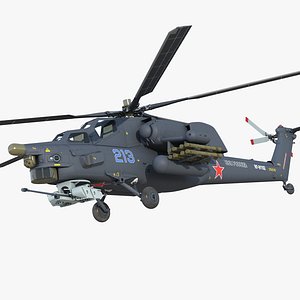 attack helicopter mi 28h 3D