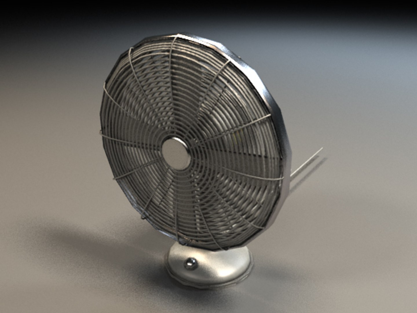 modelo 3d LowPoly Deskfan - TurboSquid 783933