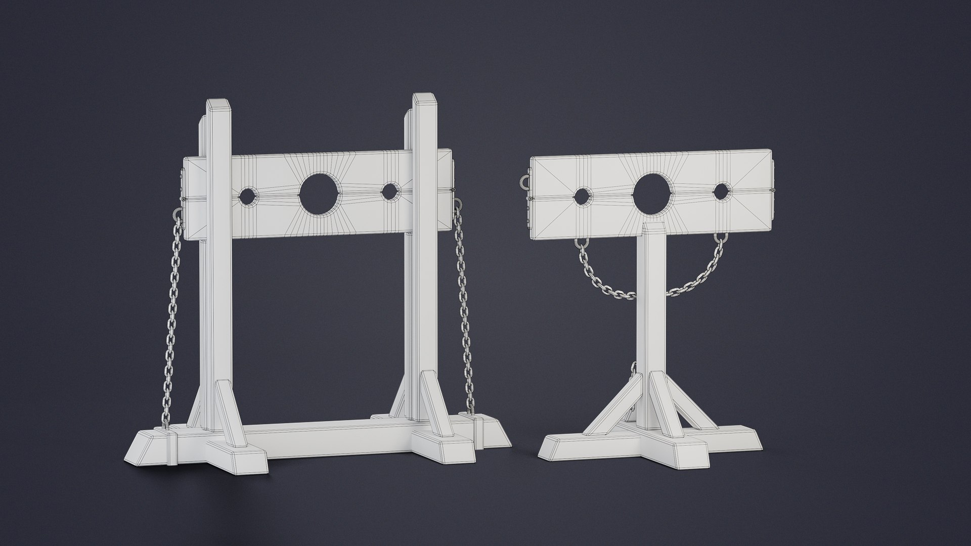 3D Stylized Medieval Props Pack https://p.turbosquid.com/ts-thumb/Cc/Hd8Var/JZ/9.wooden_pillory_wireframe/jpg/1788100620/1920x1080/fit_q87/5feb2de81228af99ca129c903c3280f1e7a0e3cf/9.wooden_pillory_wireframe.jpg