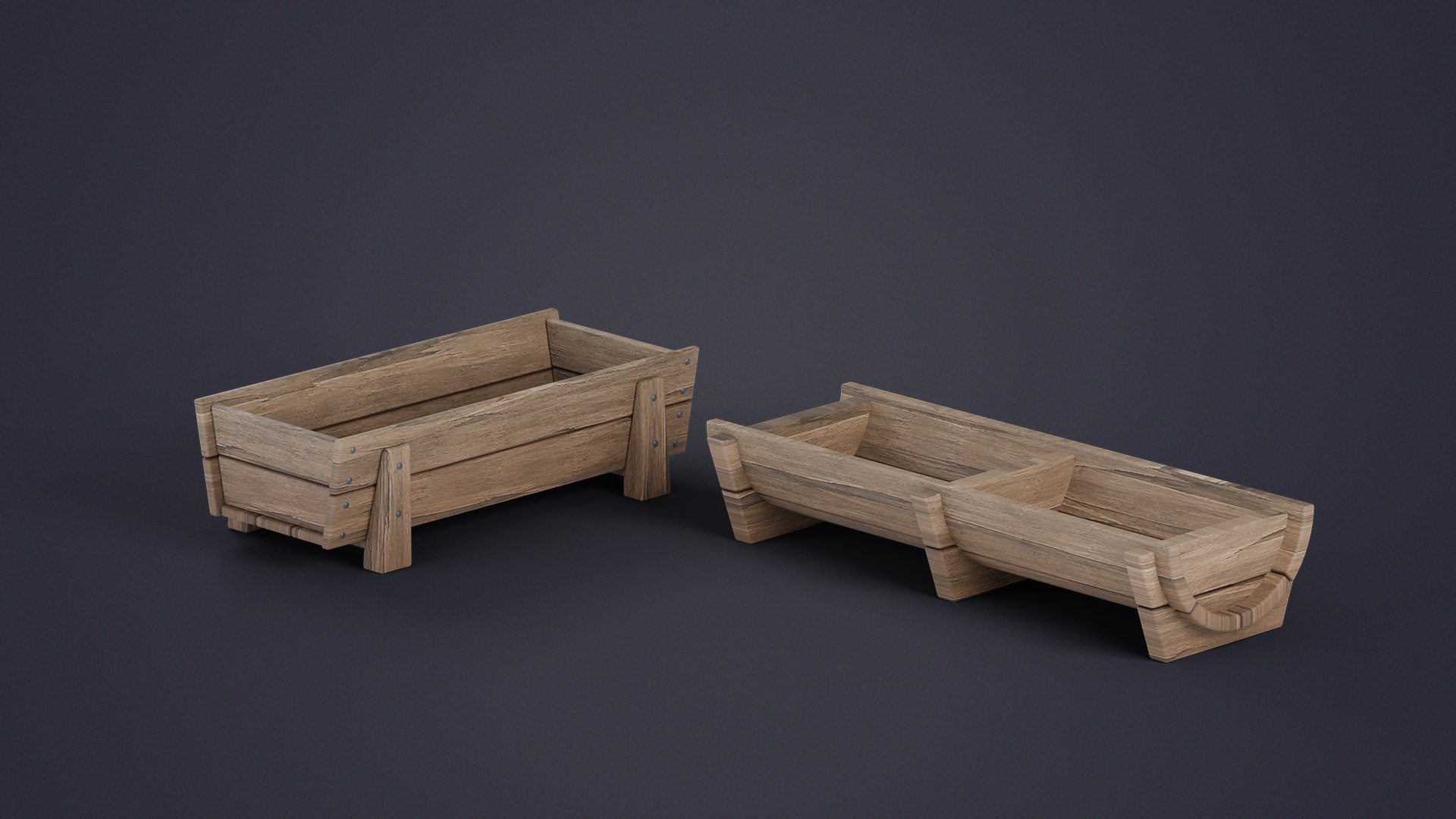 3D Stylized Medieval Props Pack https://p.turbosquid.com/ts-thumb/Cc/Hd8Var/KR/12.wooden_feeding_trough/jpg/1783432952/1920x1080/fit_q87/41a8b04d588f4a5c460b55db0b20faae389ec0ea/12.wooden_feeding_trough.jpg