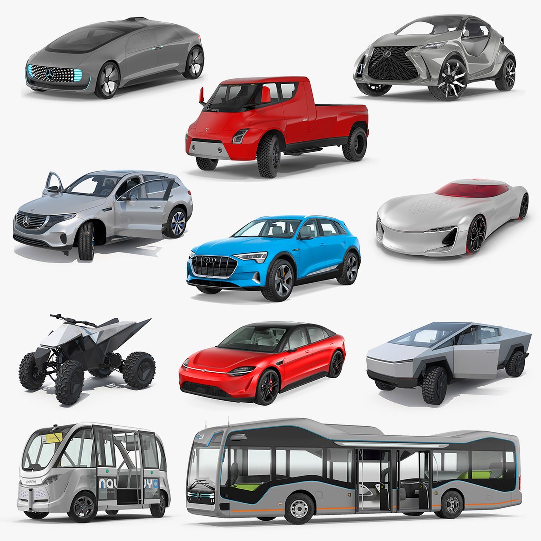 Rigged Concept Cars Collection 5