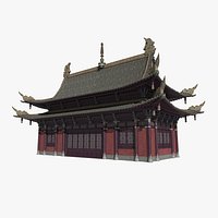 Asian ancient architecture Taoist houses palaces