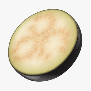 Sliced Eggplant 01 Black
