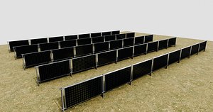 3D Solar Panel Wall Type-2