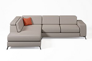 3D Modern Beige Sofa